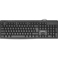 Клавиатура проводная Defender HB-719 USB черный HB-719