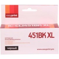 Струйный картридж EasyPrint CLI-451BK XL/CLI 451BK/451BK/451 для Canon IC-CLI451BK XL