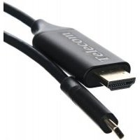 Кабель Telecom HDMI - USB Type-C (TCC008), 1.8 м, 1 шт., черный TCC008-1.8M