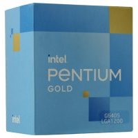 Процессор Intel Pentium G6405 Comet Lake-S (4100MHz, LGA1200, L3 4096Kb) (bx)