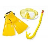 Комплект маска + трубка + ласты Intex Комплект для плавания Master Class Swim Set