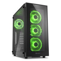 Sharkoon TG5 Green LED (черный)