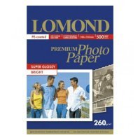Фотобумага для струйной печати Lomond Premium А6 (супер глянец) 260г/м2 (500л) C0017886 (1 Односторонняя Супер Глянцевая