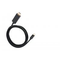 Переходник TV-COM USB Type-C-HDMI , M-F 1,8м Black (CU423C-1.8M_216785) 