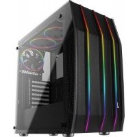 Корпус ATX AeroCool 4718009157194 без БП, окно из закаленного стекла, USB3.0 x 1, USB2.0 x 2, audio, пульт ДУ и контроллер для 10х RGB KLAW