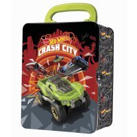 Hot Wheels Портативный кейс для хранения 18 машинок, черный 