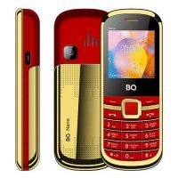 Сотовый телефон BQ Nano 1415, красный/золотистый 86187219