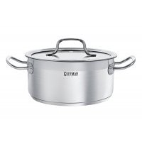T02-01520R Кастрюля Jolie со стеклянной крышкой и металлическими ручками, диаметр 20см, 2,8л Jolie