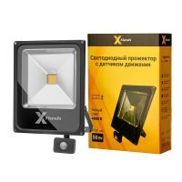 Прожектор светодиодный X-flash 49240 xf-fl-cob-pir-50w-4000k