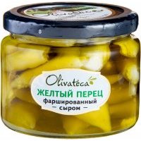 Перец Olivateca Желтый фаршированный сыром 290г 