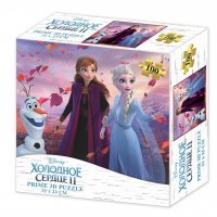 Prime 3D Стерео пазл "Холодное сердце", 100 элементов 