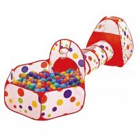 Pituso Дом Конус туннель и сухой бассейн + 100 шаров