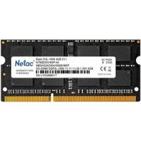 Память оперативная DDR3L Netac PC12800 4Gb 1600Mhz (NTBSD3N16SP-04) SO-DIMM DDR3L NTBSD3N16SP-04 4Gb