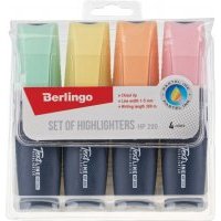 Набор текстовыделителей Berlingo Textline 4 цвета 