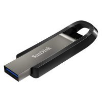 Флешка USB SANDISK Extreme Go 128ГБ, USB3.1, черный [sdcz810-128g-g46] SDCZ810-128G-G46