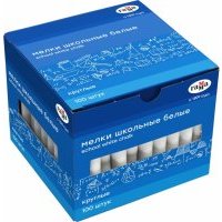 Мелки белые, 100 шт. (2308194)