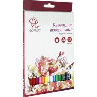 Карандаши цветные, акварельные, 18 цветов (AF03-041-18) 