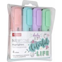 Набор текстовыделителей "NEWtone PASTEL" 4 цвета (HL_062055) 