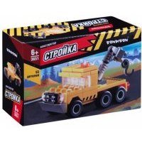 Конструктор "Стройка. Тягач" (55 деталей) (ВВ3651) 