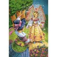 Пазл 30 элементов "Золушка и фея"