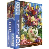 Puzzle-1000 "Летний букет и колибри" (ХТП1000-2172) 