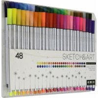 Набор скетч линеров 48 цветов "SKETCH&ART" 0.4 мм (36-0015) 36-0015