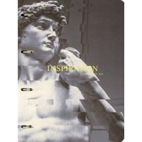 Тетрадь "Inspiration. Давид", 120 листов, А4, с кольцевым механизмом (N2367) 