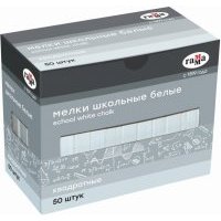 Мел белый (50 штук), мягкий, квадратный (2308196)