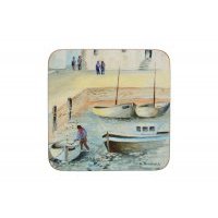 Набор подставок под горячее 6шт Creative Tops CORNISH HARBOUR 10,5x10,5см, серый Cornish Harbour