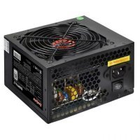 Блок питания ATX Exegate 600W, RTL, 80+, black, APFC, 12cm, 24p, (4+4)p, 5*SATA, 3*IDE, с защитой от выдергивания 600PPH-LT-S