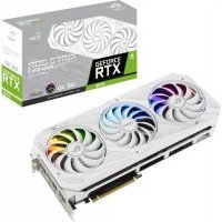 Видеокарта PCI-E ASUS 8GB GDDR6 2*HDMI 3*DP LHR GeForce RTX 3070 ROG STRIX GAMING WHITE OC V2 (ROG-STRIX-RTX3070-O8G-WHITE-V2)