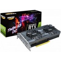 Видеокарта PCI-E Inno3D 8GB GDDR6 256bit 3*DP HDMI GeForce RTX 3060 Ti TWIN X2 OC LHR (N306T2-08D6X-119032DH)