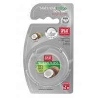 Splat Объемная зубная нить Natural Wax с ароматом кокоса, 40 м (Splat, )