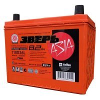 Аккумулятор автомобильный ЗВЕРЬ 82Ач 750A ZVKA 82-3-R