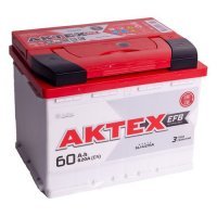Аккумулятор автомобильный АКТЕХ 60Ач 620A ATEFB 60-3-L