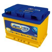 Аккумулятор автомобильный АКОМ 65Ач 670A 6CT-65.0