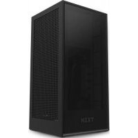 Корпус mini-ITX NZXT черный, 650W, окно из закаленного стекла, USB 3.1, USB Type-C, audio H1