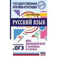 Русский язык Весь школьный курс в таблицах и схемах для подготовки к ОГЭ 