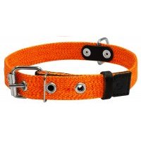 Ошейник Collar тесьма 20мм x 31-41см оранжевый хлопок Брезентовый