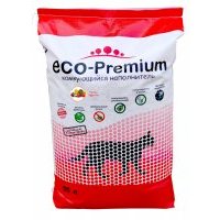 Наполнитель ECO Premium Тутти-фрутти комкующийся древесный 20,2кг 55 л 