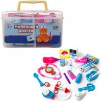 Игровой набор ABtoys Маленький доктор в чемодане Игровой набор Маленький доктор (20 предметов)