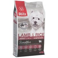 Сухой корм для собак Blitz Lamb & Rice Small Breeds Adult 2 кг 