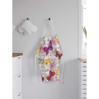 Кухонный фартук JOYARTY Фартук женский для готовки Письмо в бабочках 65х65х28 см