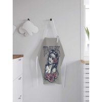 Кухонный фартук JOYARTY Фартук женский для готовки Время тату 65х65х28 см