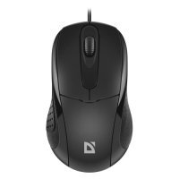 Мышь Defender Standard MB-580, оптическая, проводная, USB, черный [52580] 52580