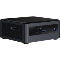 Платформа Intel i3-10110U/UHD Graphics, 4*USB3.1, 1*m.2 SSD, 1*2.5HDD, GBL, WiFi+BT, SDXC slot, Black,VESA, EU cord BXNUC10I3FNHN2