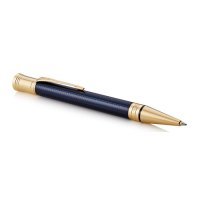 Ручка шариков. Parker Duofold K307 Prestige (1931373) Blue Chevron GT подар.кор. 1931373
