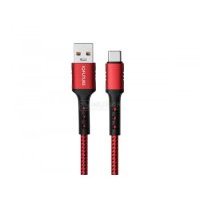 Кабель IQFuture USB Type-C - USB 2.0, 5A, IQ-UC5A, Черный/Красный IQ-UC5A
