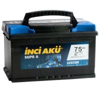 Аккумулятор легковой "INCI AKU" Supr A 75Ач о/п LB3 