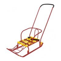 Санки Ника Тимка 5 комфорт+ красный (Т5К+/К) Т5К+/К